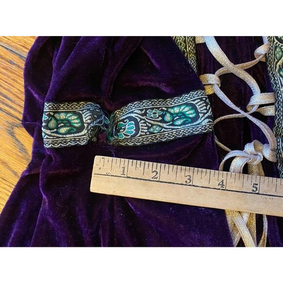 Madigal Wizard Sleeve Renaissance Mid Evil Long Dress Women’s 6, S-M - Picture 11 of 11